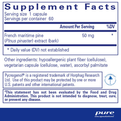Pycnogenol 50 mg